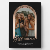 Best Friends BFF Elegant Arch Lijst Photo Keepomwi Fotoplaat (voorkant)