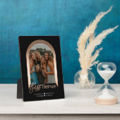 Best Friends BFF Elegant Arch Lijst Photo Keepomwi Fotoplaat (Zijkant)