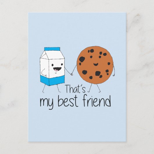 Best Friends BFF Friendship Art Briefkaart (Voorkant)