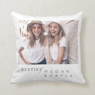 Best Friends BFF Photo van Modern Minimalist Kussen