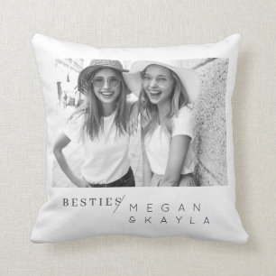 Best Friends BFF Photo van Modern Minimalist Kussen