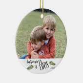 Best Friends & BROS Photo Ornement de Noël (Droite)