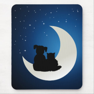 Best Friends Cat en Dog mousepad Muismat