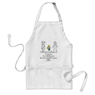 Best Friends Collectie Transparant Standaard Schort