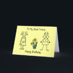 Best Friends Collection Carte d'anniversaire trans<br><div class="desc">Meilleure collection d'amis Anniversaire! Écriture et texte à l'intérieur.</div>