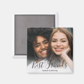 Best Friends Custom Photo Magnet Magneet (Voorkant / Achterkant)