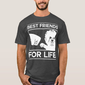 Best Friends for Life Bichon Frise Dog Owner T-shirt