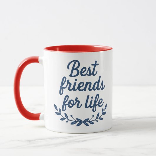Best Friends For Life Friendship Combo Mug (Gauche)