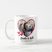 Best Friends For Life Two Photo Heart Koffiemok (Links)