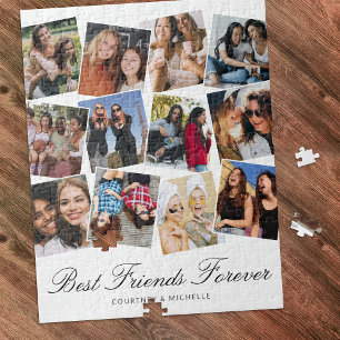 Best Friends Forever 12 Photo Collage Legpuzzel