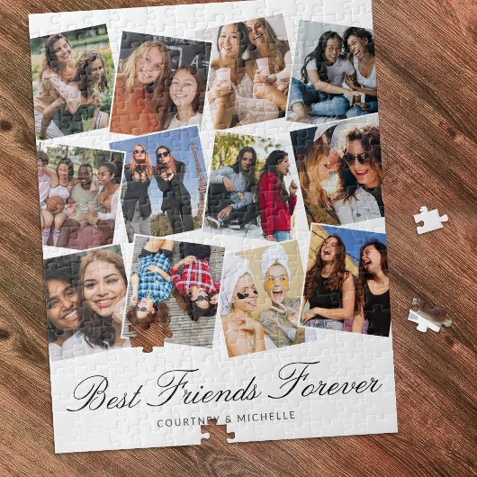 Best Friends Forever 12 Photo Collage Legpuzzel