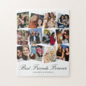 Best Friends Forever 12 Photo Collage Legpuzzel (Verticaal)