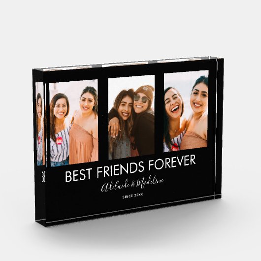 Best Friends Forever 3 Photo Collage Gift Fotoblokken (Links)