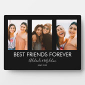 Best Friends Forever 3 Photo Collage Gift Fotoplaat (voorkant)