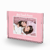 Best Friends Forever aangepaste foto roze (Rechts)