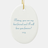 Best Friends Forever Angel - Ornament (Achterkant)