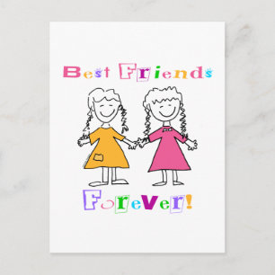 Best Friends Forever BFF-cadeautjes Briefkaart