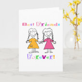 Best Friends Forever BFF-cadeautjes Kaart (Gele Bloem)