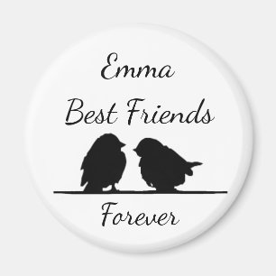 Best Friends Forever, BFF Cute Birds Magneet