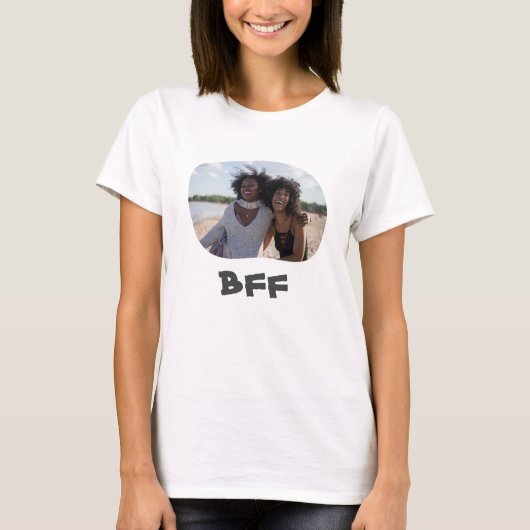 Best Friends Forever BFF uploadt onze horizontale T-shirt (Voorkant)