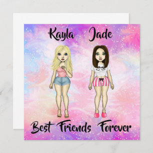 Best Friends Forever Blonde en Brunette Custom