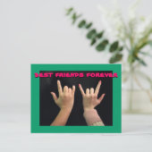 Best Friends Forever Briefkaart (Staand voorkant)