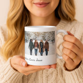 Best Friends Forever Custom Photo Personalized Cof Mok