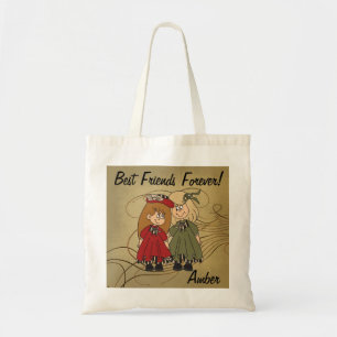 Best Friends Forever DIY-naam Tote Bag