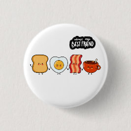Best friends Forever, Foodie Friendship Ronde Button 3,2 Cm