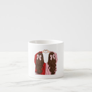 Best Friends Forever Hartgebaar Mooie Koffiemok Espresso Kop