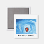 BEST FRIENDS FOREVER MAGNEET (Voorkant / Achterkant)