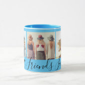 Best Friends Forever Photo Collage Mok (Midden)