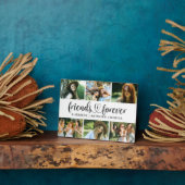 Best Friends Forever Script Photo Collage Plaque Fotoplaat (Zijkant)