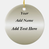 Best Friends Forever Snowman kerstversiering Keramisch Ornament (Achterkant)