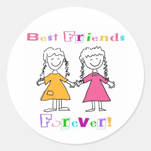 Best Friends Forever Stickers (Voorkant)
