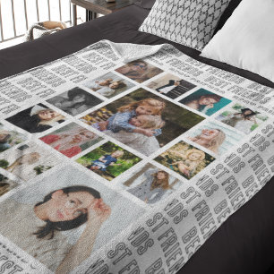 Best Friends Gepersonaliseerd Foto Collage Fleece Deken