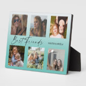 Best Friends Gepersonaliseerd Foto Collage Fotoplaat (Zijkant)