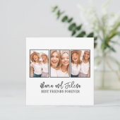 Best Friends Gift Photo Template Wenskaart (Staand voorkant)