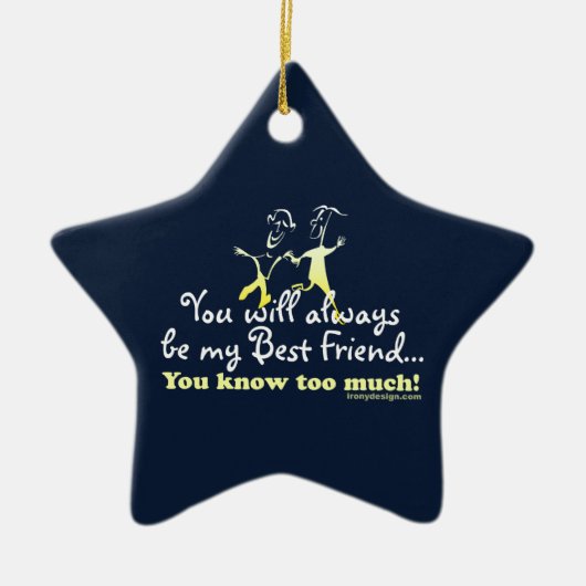 Best Friends Knows Keepomwille Keramisch Ornament (Voorkant)