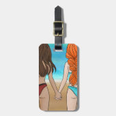 Best Friends Luggage Tag Bagagelabel (Voorkant verticaal)