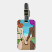 Best Friends Luggage Tag Bagagelabel (Voorkant verticaal)