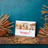 Best Friends Modern Photo Collage Plaque (Côté)