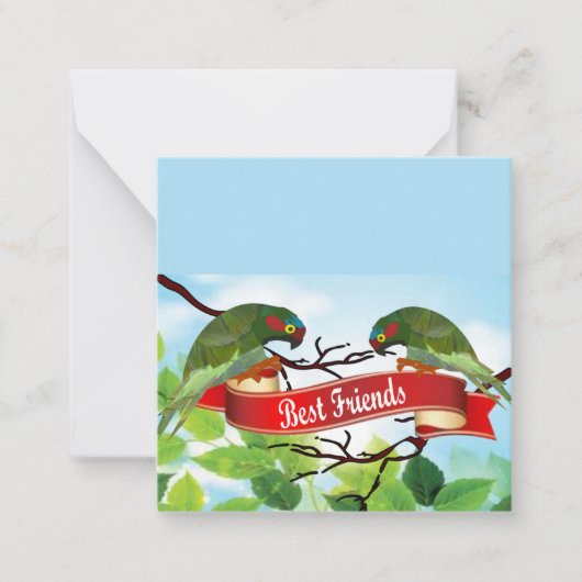 Best Friends Note Kaart Notitiekaartje (Voorkant)