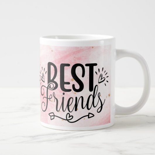 Best Friends Personalized Coffee Mok (Rechts)