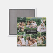 Best Friends Personalized Photo Magnet Magneet (Voorkant / Achterkant)