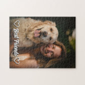 Best Friends Pet Photo Custom Gift for Pet Lovers Legpuzzel (Horizontaal)
