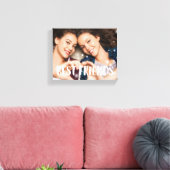Best Friends Photo Canvas Afdruk (Insitu (Woonkamer))