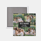 Best Friends Photo Collage Magneet (Voorkant / Achterkant)