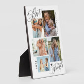 Best Friends Photo Collage Typography Keepomwille Fotoplaat (Zijkant)