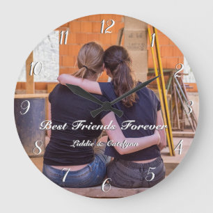 Best Friends Photo Custom Grote Klok